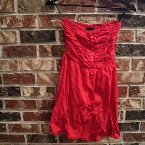 F21 Red Summer Mini Dress